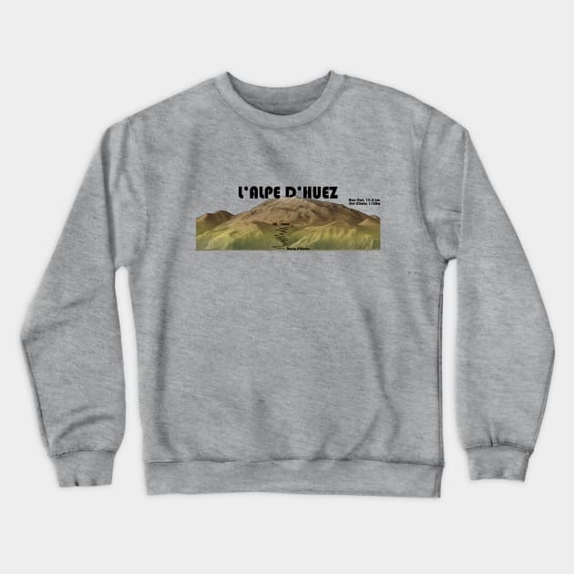 L'Alpe d'Huez Crewneck Sweatshirt by CTinyFactory